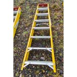 Lyte 8 tread glass fibre framed step ladder 1901LYT0787