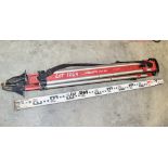 Hilti PUA20 tripod and staff