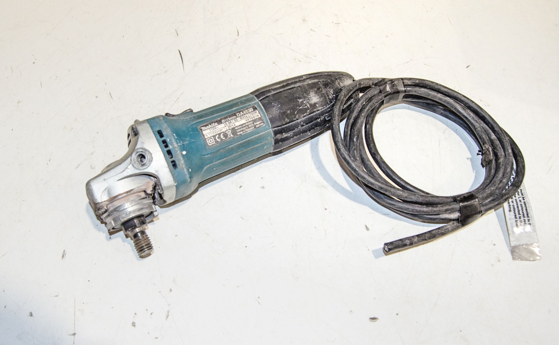 Makita GA4530 110v 115mm angle grinder ** Plug cut off ** 14107694 - Image 2 of 2