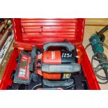 Hilti PR30-HVS rotating laser level c/w receiver, battery, clamp, charger and carry case A808941