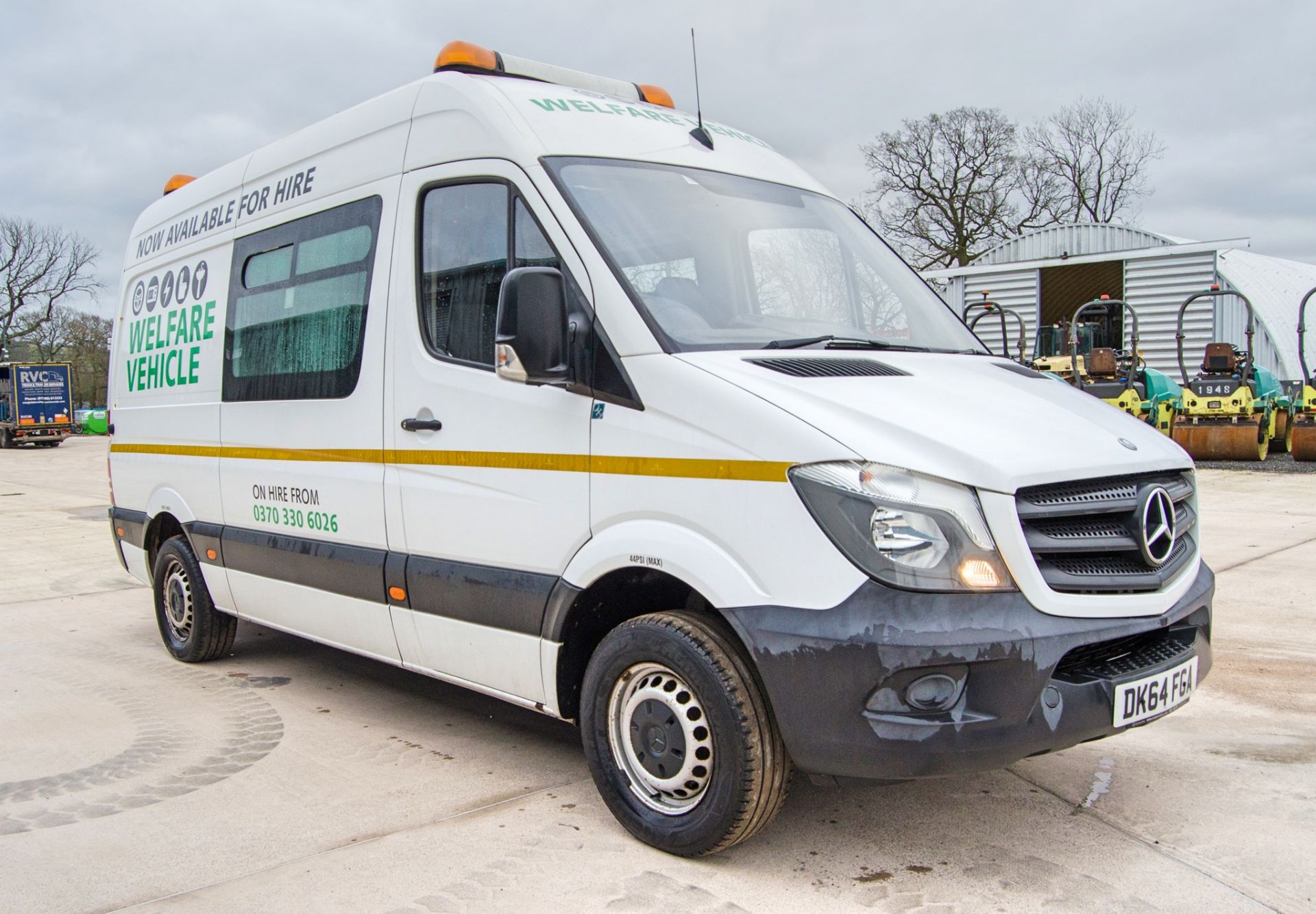 Mercedes Benz Sprinter 313 CDi 2143cc 6 speed manual welfare van Registration Number: DK64 FGA - Image 2 of 35