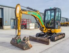JCB 8030 ZTS 3 tonne rubber tracked excavator Year: 2014 S/N: 216955 Recorded Hours: 3452 blade,