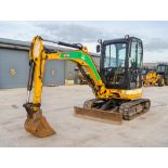 JCB 8025 ZTS 2.5 tonne rubber tracked mini excavator Year: 2017 S/N: 2227658 Recorded Hours: 2044