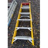 Lyte 6 tread glass fibre framed step ladder 15099133