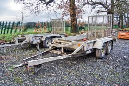 Indespension 8ft x 4ft tandem axle plant trailer S/N: 180951 A700385
