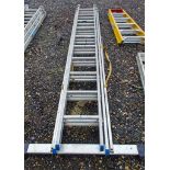 Zarges 3 stage aluminium ladder 33450211