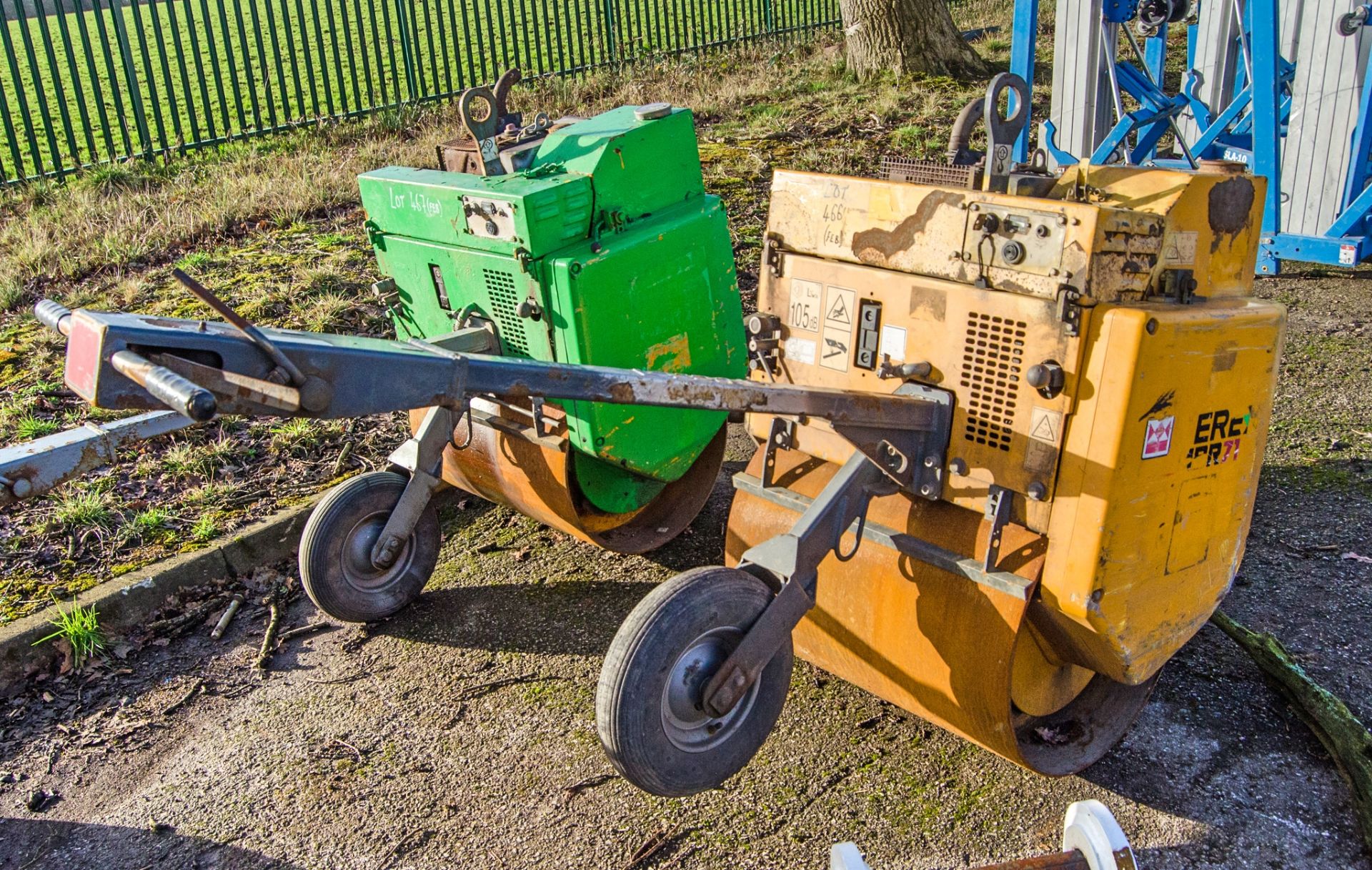 Terex MBR71 diesel driven single drum pedestrian roller/breaker Recorded hours: 392 A733817