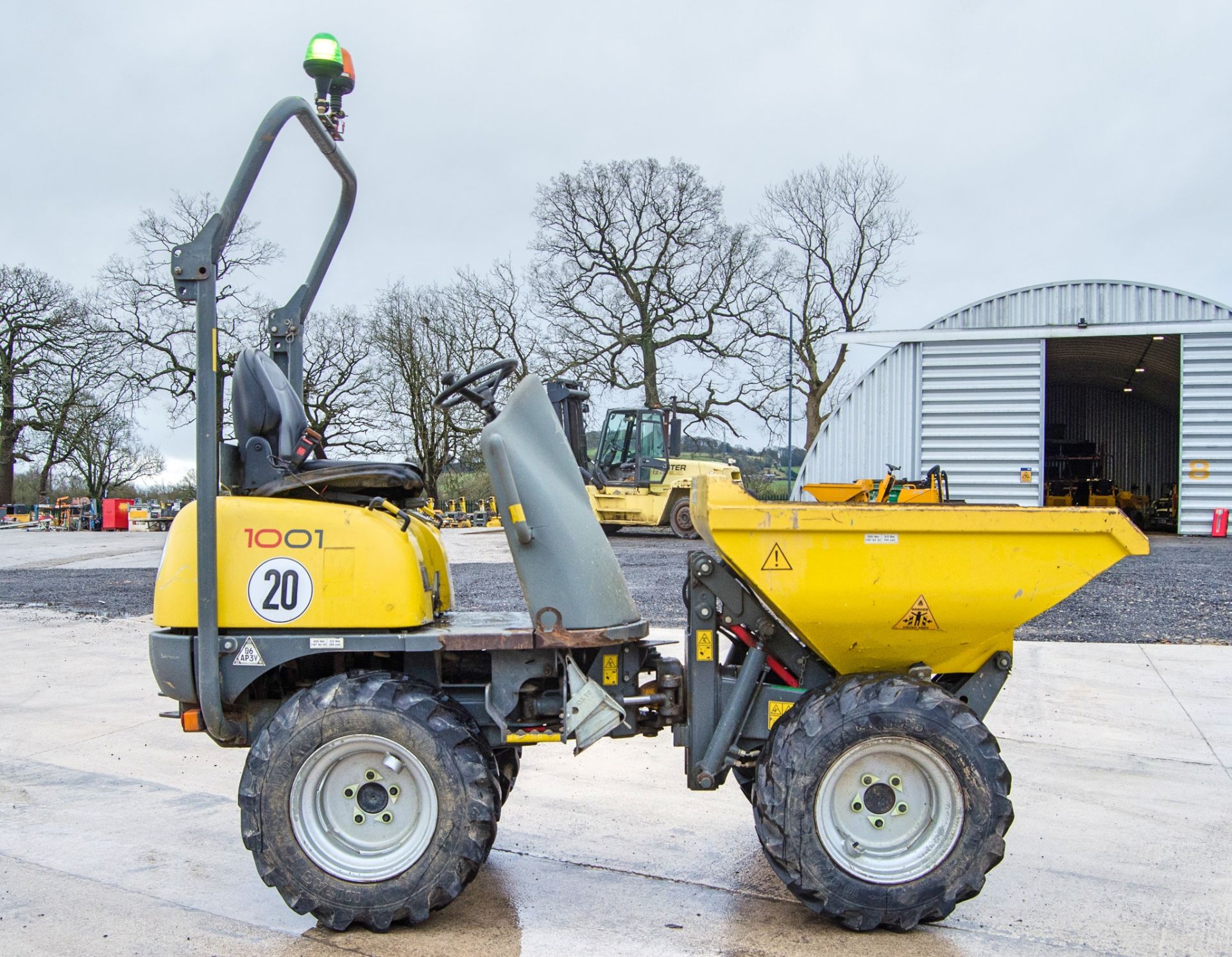 Wacker Neuson 1001 1 tonne hi-tip dumper Year: 2016 S/N: VPAL00697 Recorded Hours: 1272 A742193 - Image 7 of 22