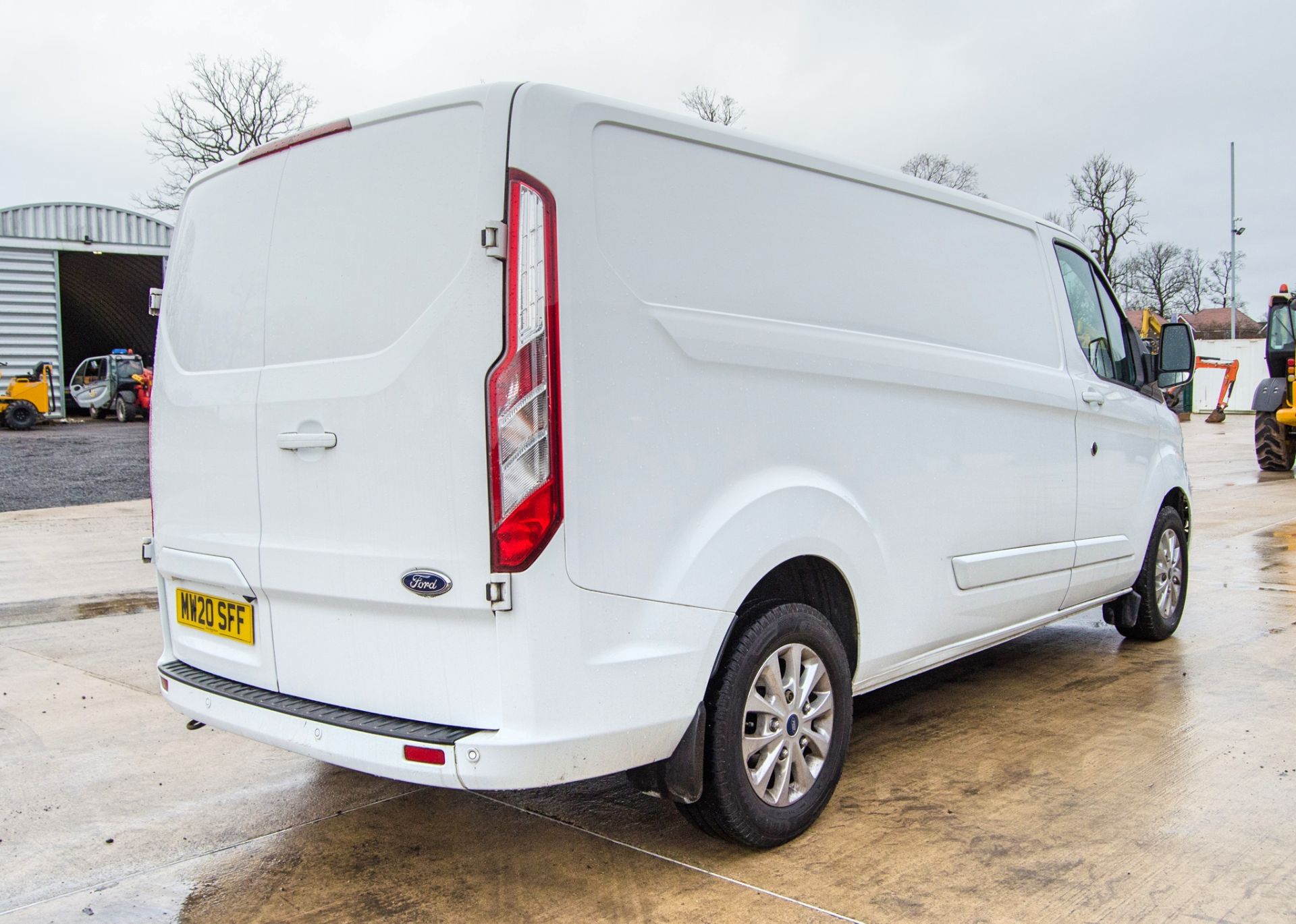 Ford Transit Custom 300 Limited Blue 6 speed manual panel van Registration Number: MW20 SFF Date - Image 3 of 30