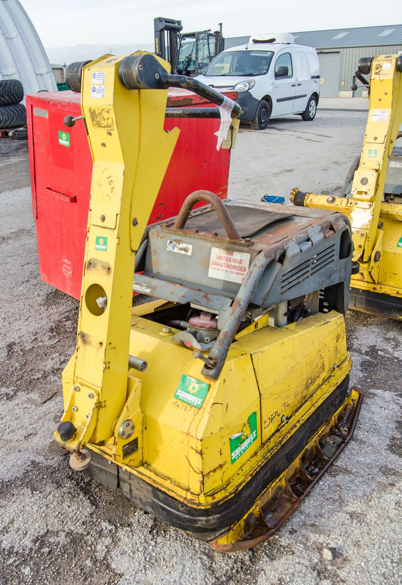 Wacker Neuson DPU100-70 diesel driven forward/reverse compactor plate A643671 - Image 2 of 3