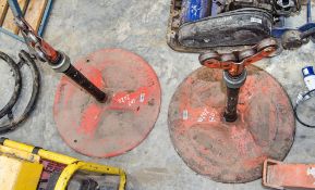 2 - Ridgid pipe roller stands