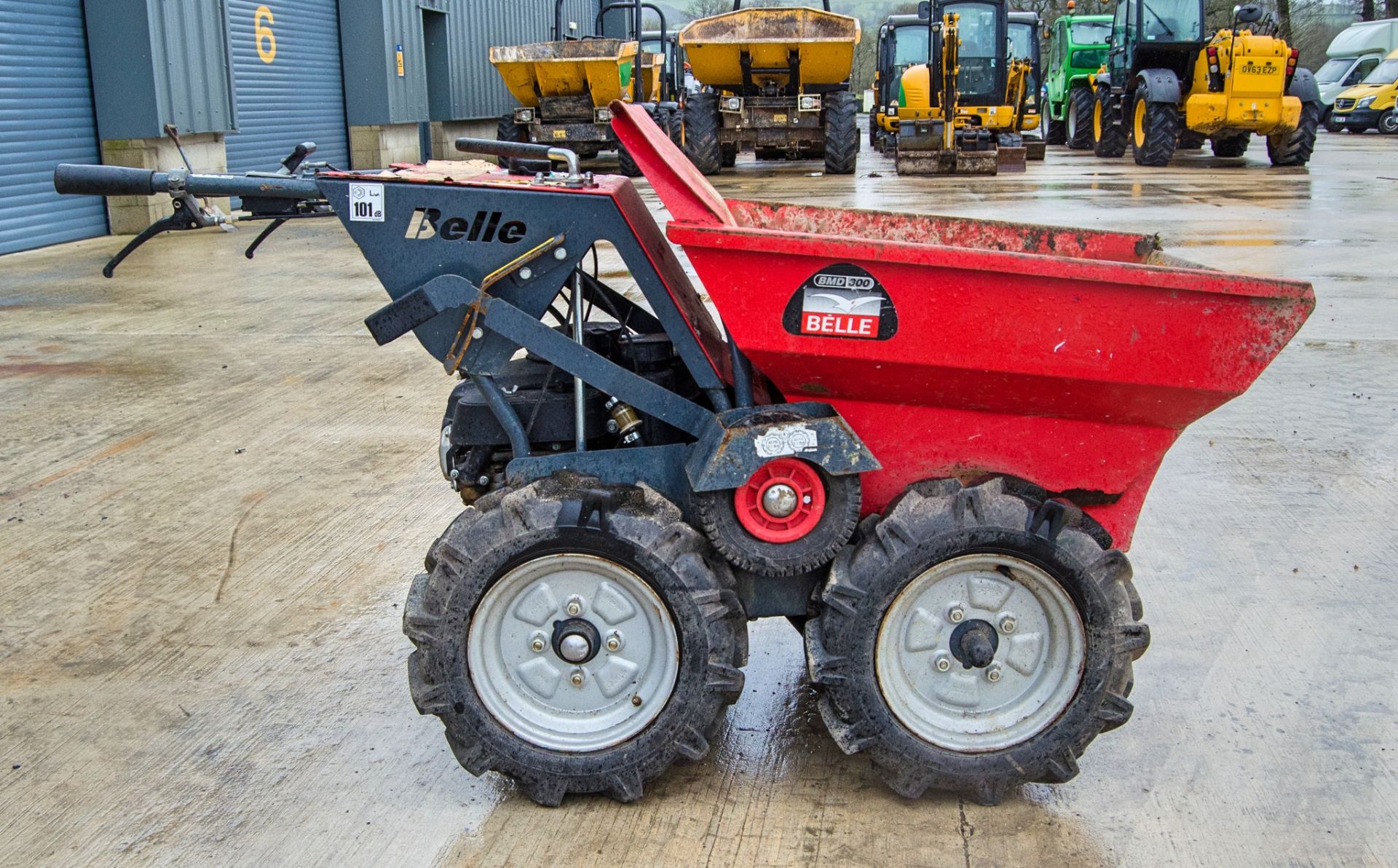 Belle BMD 300 petrol driven walk behind dumper Year: 2015 S/N: BMD25147162 BEL0944 - Image 7 of 12