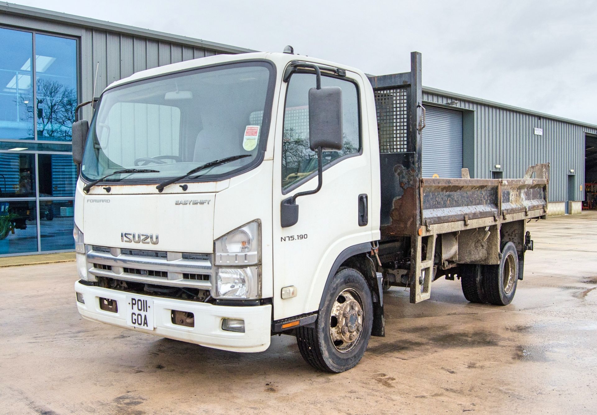 Isuzu N75.190 7.5 tonne automatic tipper lorry Registration Number: PO11 GOA Date of Registration: