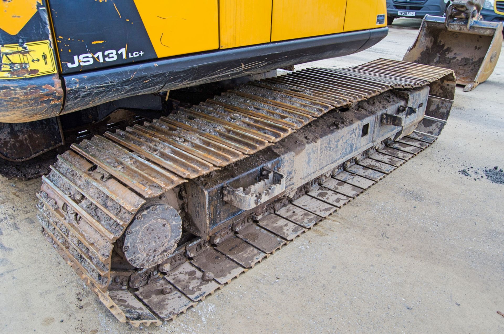 JCB JS131 LC+ 13 tonne steel tracked excavator Year: 2018 S/N: 2442347 Recorded Hours: 5575 piped. - Image 9 of 31