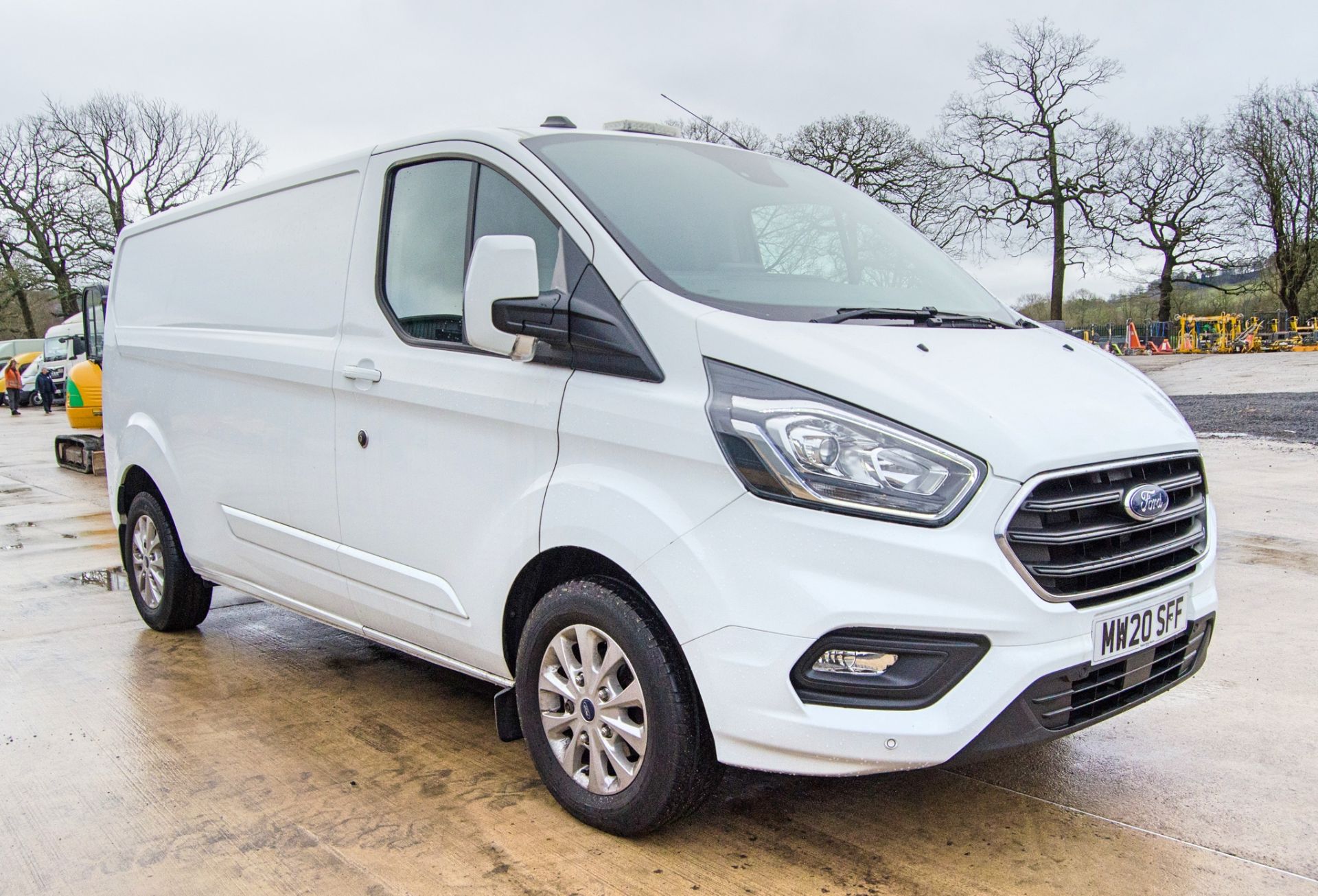 Ford Transit Custom 300 Limited Blue 6 speed manual panel van Registration Number: MW20 SFF Date - Image 2 of 30