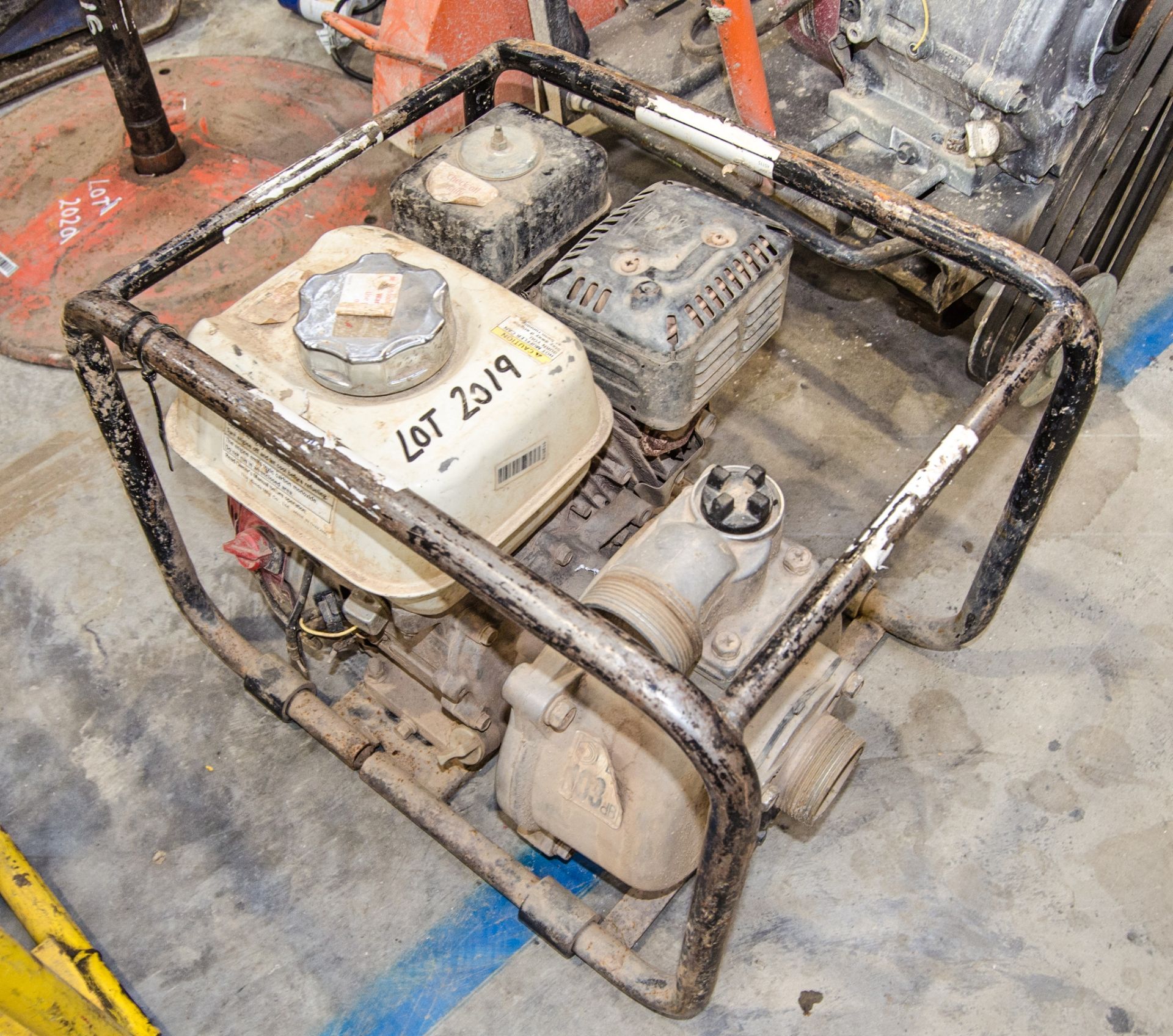 Petrol driven water pump