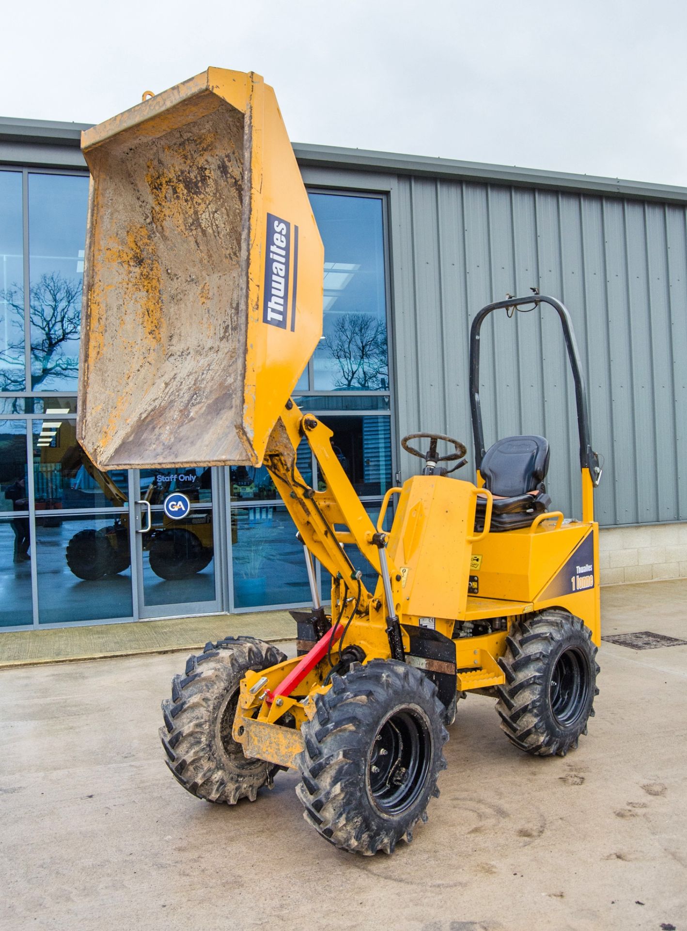 Thwaites 1 tonne hi-tip dumper Year: 2021 S/N: 210F616 Recorded Hours: 389 - Image 9 of 22