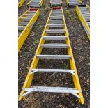 Lyte 12 tread fibreglass framed step ladder
