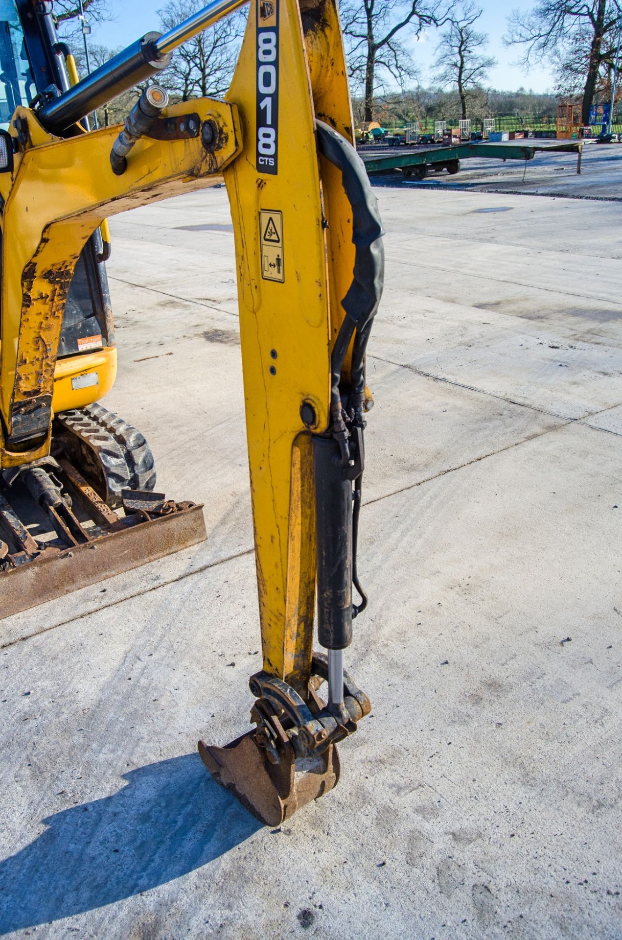 JCB 8018 CTS 1.5 tonne rubber tracked mini excavator Year: 2017 S/N: 2583538 Recorded Hours: 1950 - Image 15 of 26