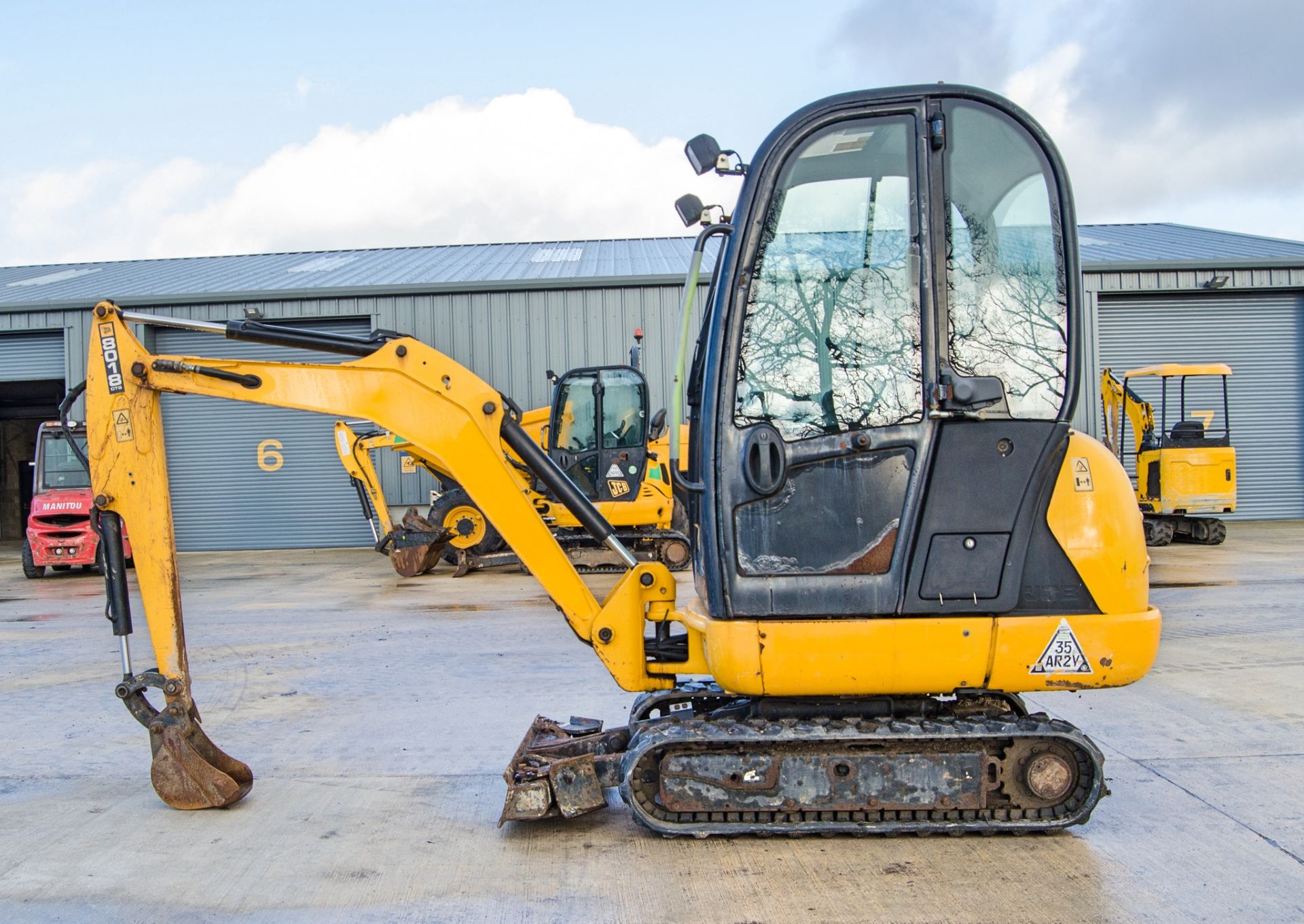 JCB 8018 CTS 1.5 tonne rubber tracked mini excavator Year: 2017 S/N: 2545640 Recorded Hours: 1679 - Image 7 of 26