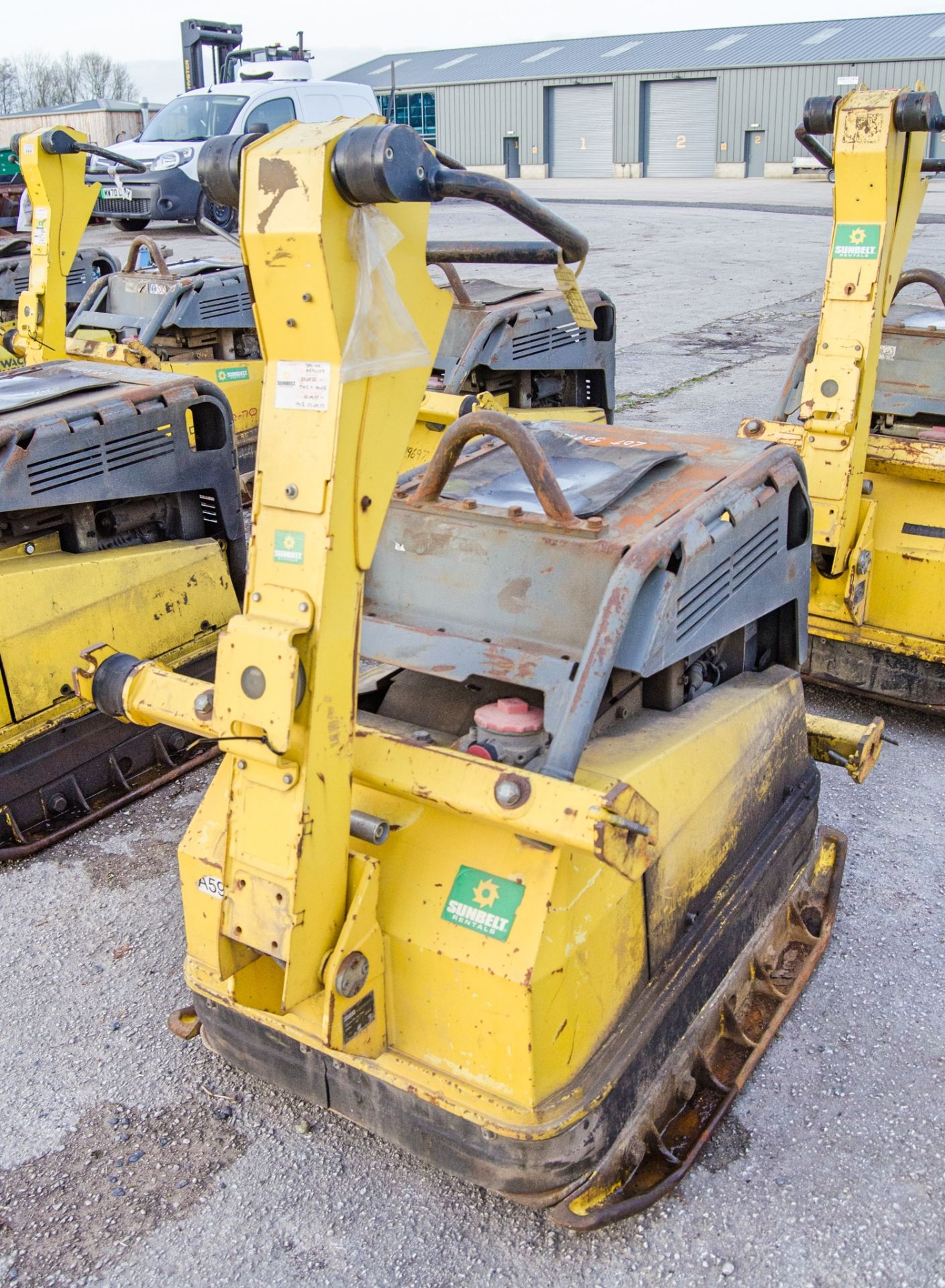 Wacker Neuson DPU100-70 diesel driven forward/reverse compactor plate A591437 - Image 2 of 3