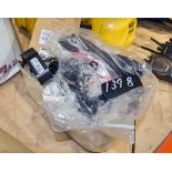 Box of various cables and Topcon spares