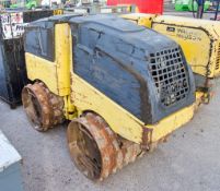 Bomag diesel driven double drum trench roller c/w remote control