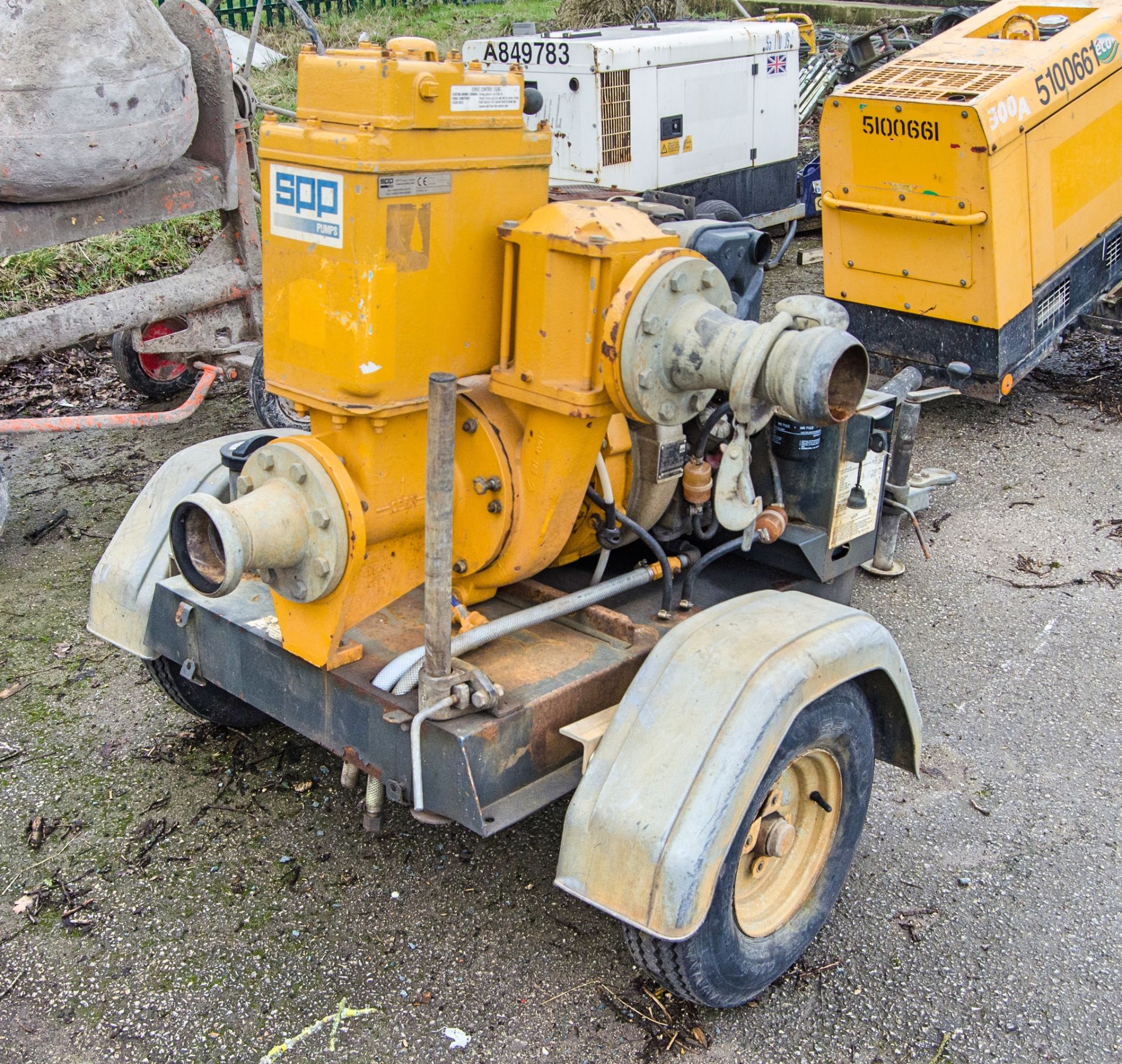 SPP ACE80RT diesel driven fast tow water pump S/N: 1522601/1A A687880 - Image 3 of 5
