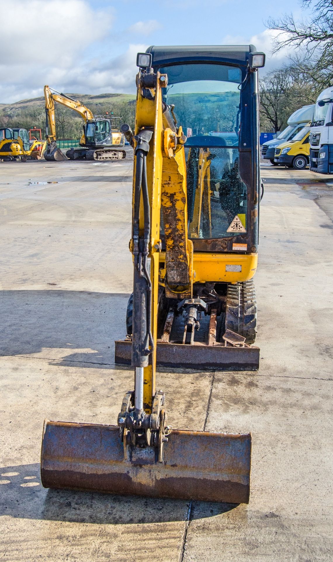 JCB 8018 CTS 1.5 tonne rubber tracked mini excavator Year: 2017 S/N: 245475 Recorded Hours: 2074 - Image 5 of 25