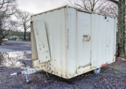 Groundhog 12ft x 8ft steel anti-vandal mobile welfare site unit Comprising canteen area, toilet