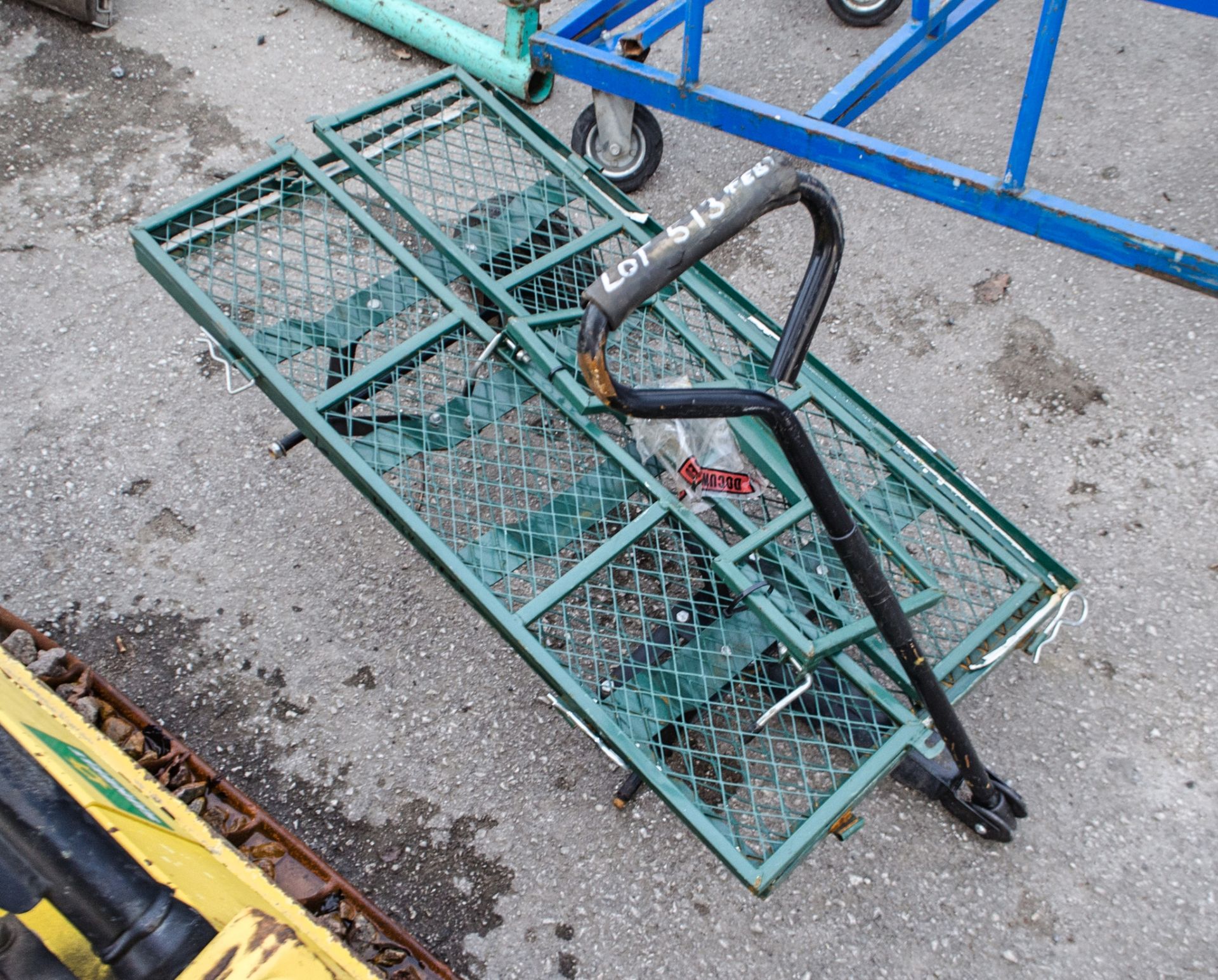 Warehouse trolley ** 3 wheels missing ** LN100865 - Image 2 of 2