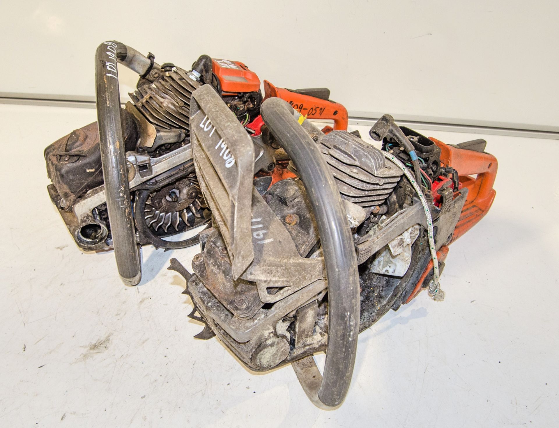 2 - Husqvarna petrol driven chain saws for spares