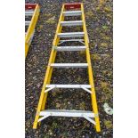 Lyte 8 tread glass fibre framed step ladder