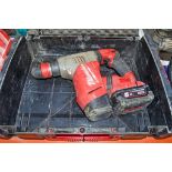 Milwaukee M18CHPX 18v cordless SDS rotary hammer drill c/w battery and carry case ** No charger **