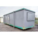 32ft x 10ft steel jack leg toilet/changing room site unit Comprising of Gents toilet(2 - cubicles,