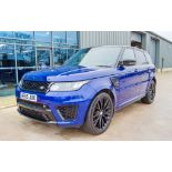 Range Rover Sport SVR 5 litre V8 Supercharged petrol automatic estate Registration Number: AE65