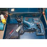 Bosch GBH 24v cordless SDS rotary hammer drill c/w charger and carry case ** No battery ** 030P0035