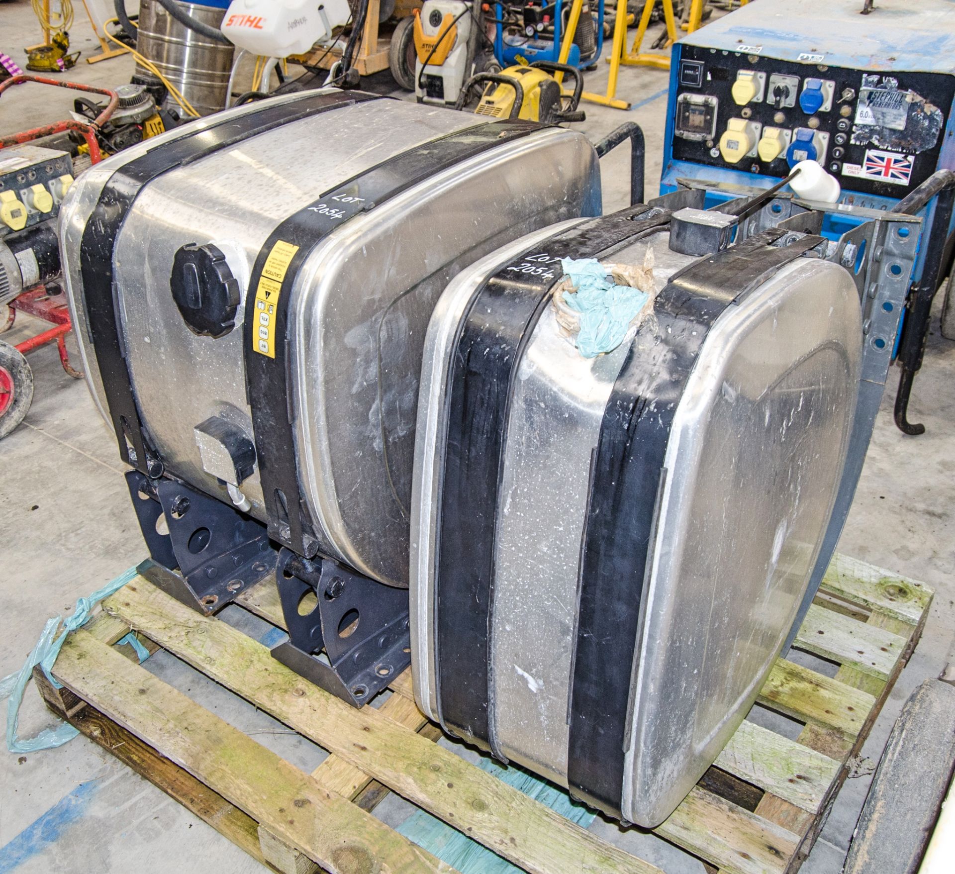 2 - diesel fuel tanks