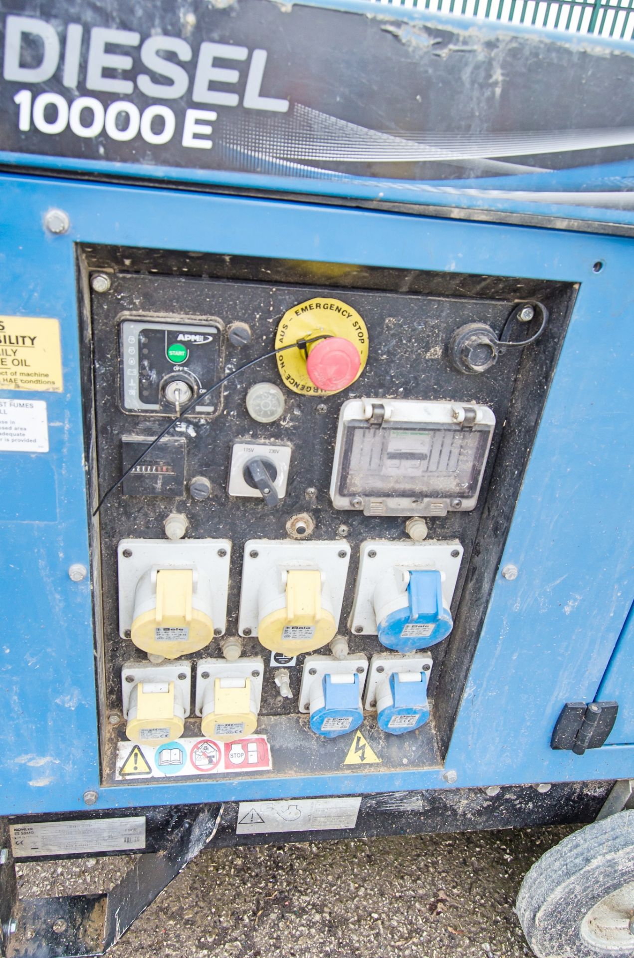 SDMO 1000E 10 kva diesel driven generator Year: 2019 S/N: 1001591 Recorded hours: 2177 A1079894 - Image 3 of 5