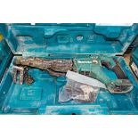 Makita DJR186 18v cordless reciprocating saw for spares c/w carry case ** No battery or charger **