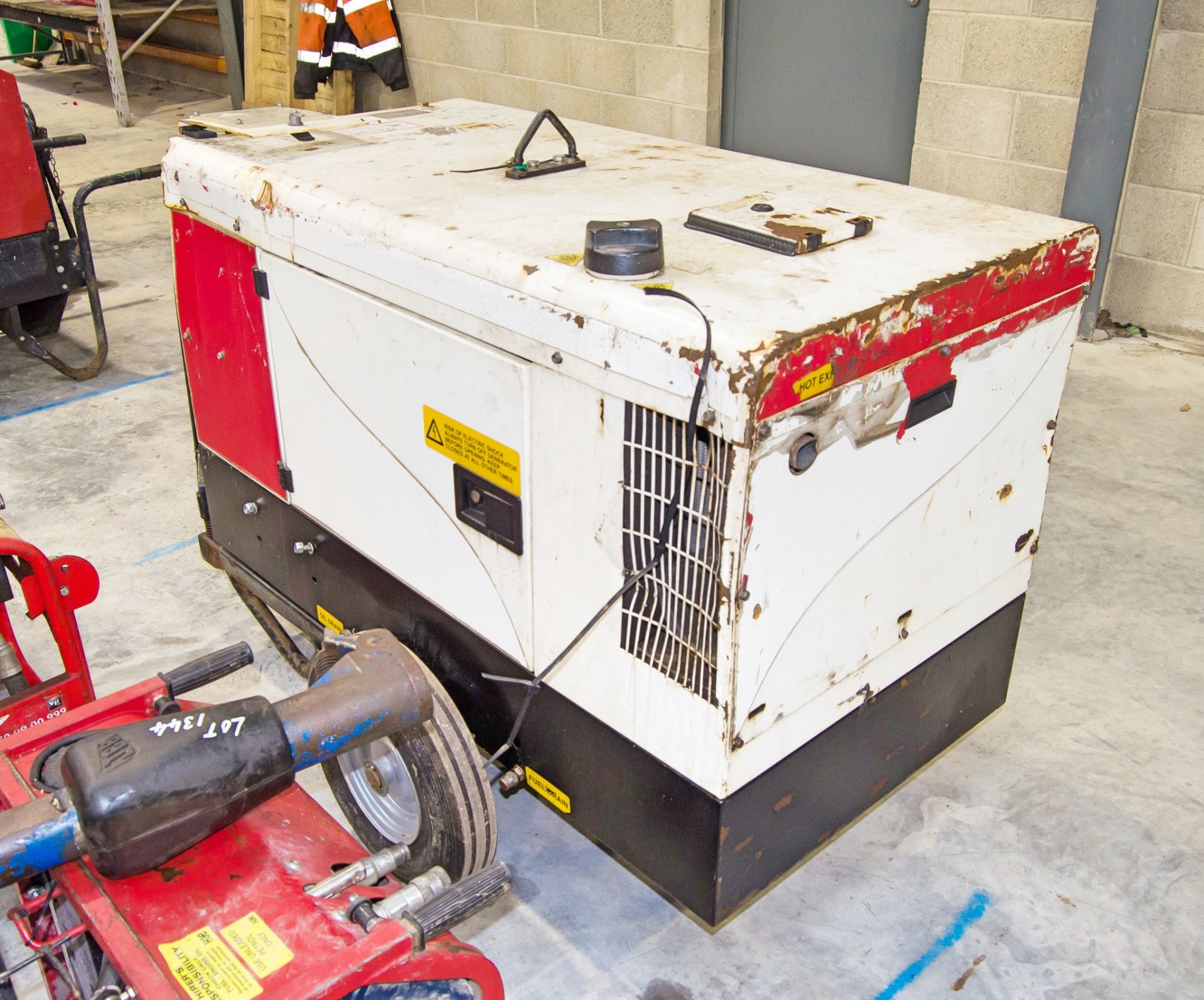 Stephill SSD1000S 10 kva diesel driven generator Year: 2016 S/N: 602275 ** Start panel switch - Image 2 of 5