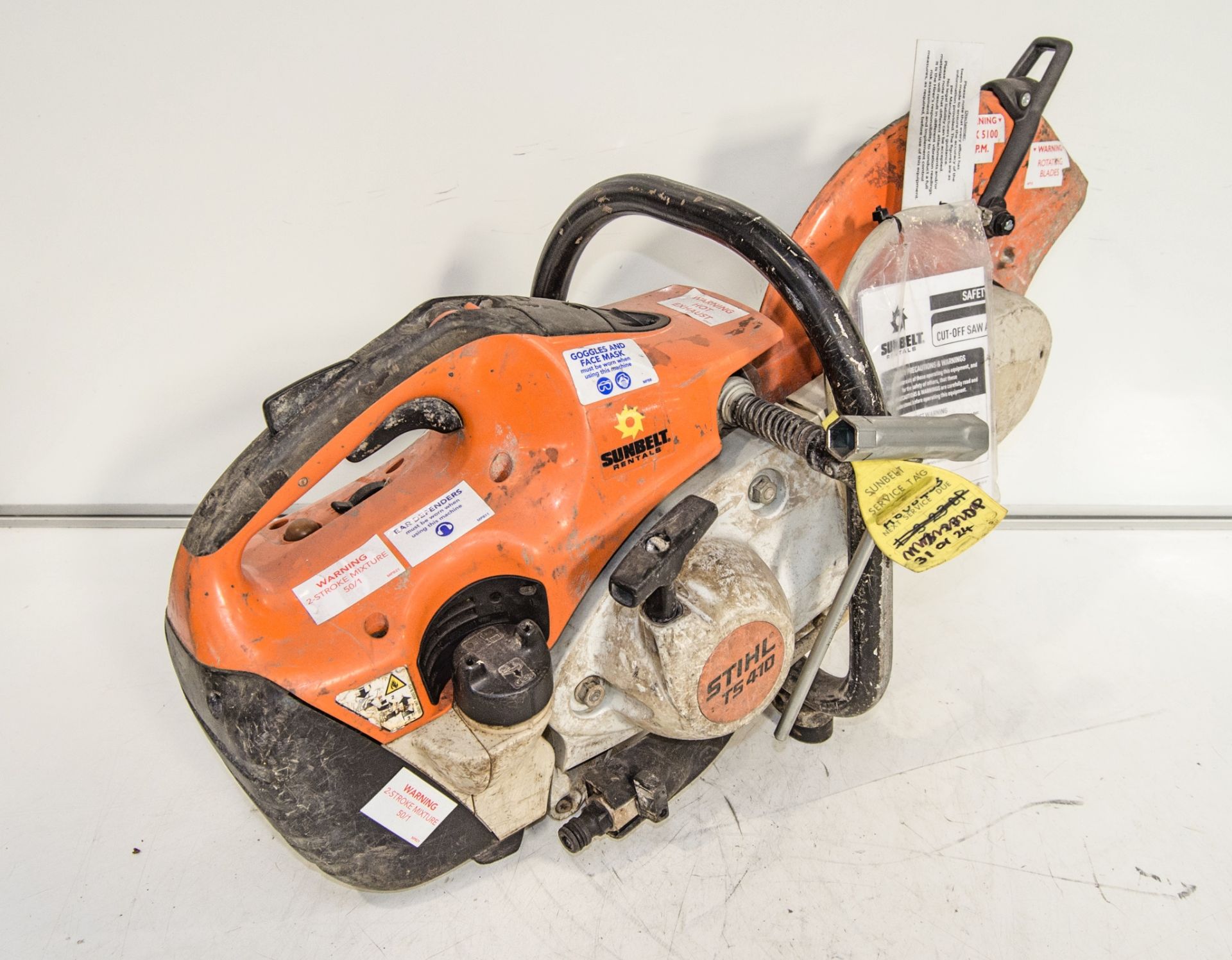 Stihl TS410 petrol driven cut off saw A808433 - Image 2 of 2