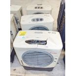 3 - Honeywell 240v evaporative coolers ** 2 with damaged coils **