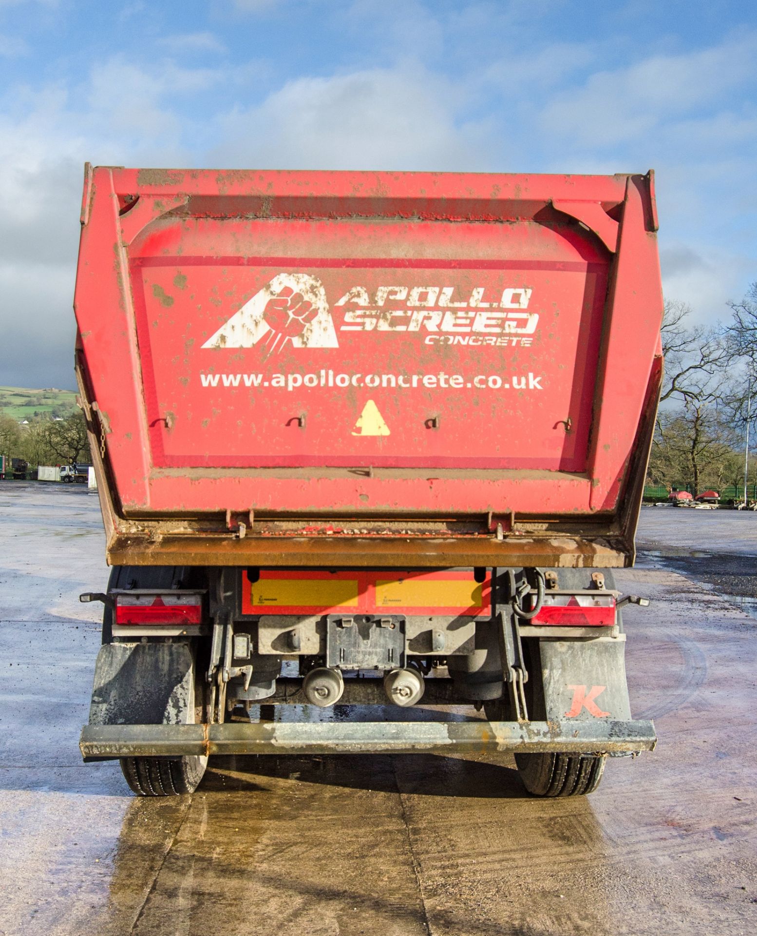 Kassbohrer 9 metre tri-axle aggregate tipping trailer Year: 2019 VIN: 300095092 Reg/Ident Mark: - Image 6 of 15