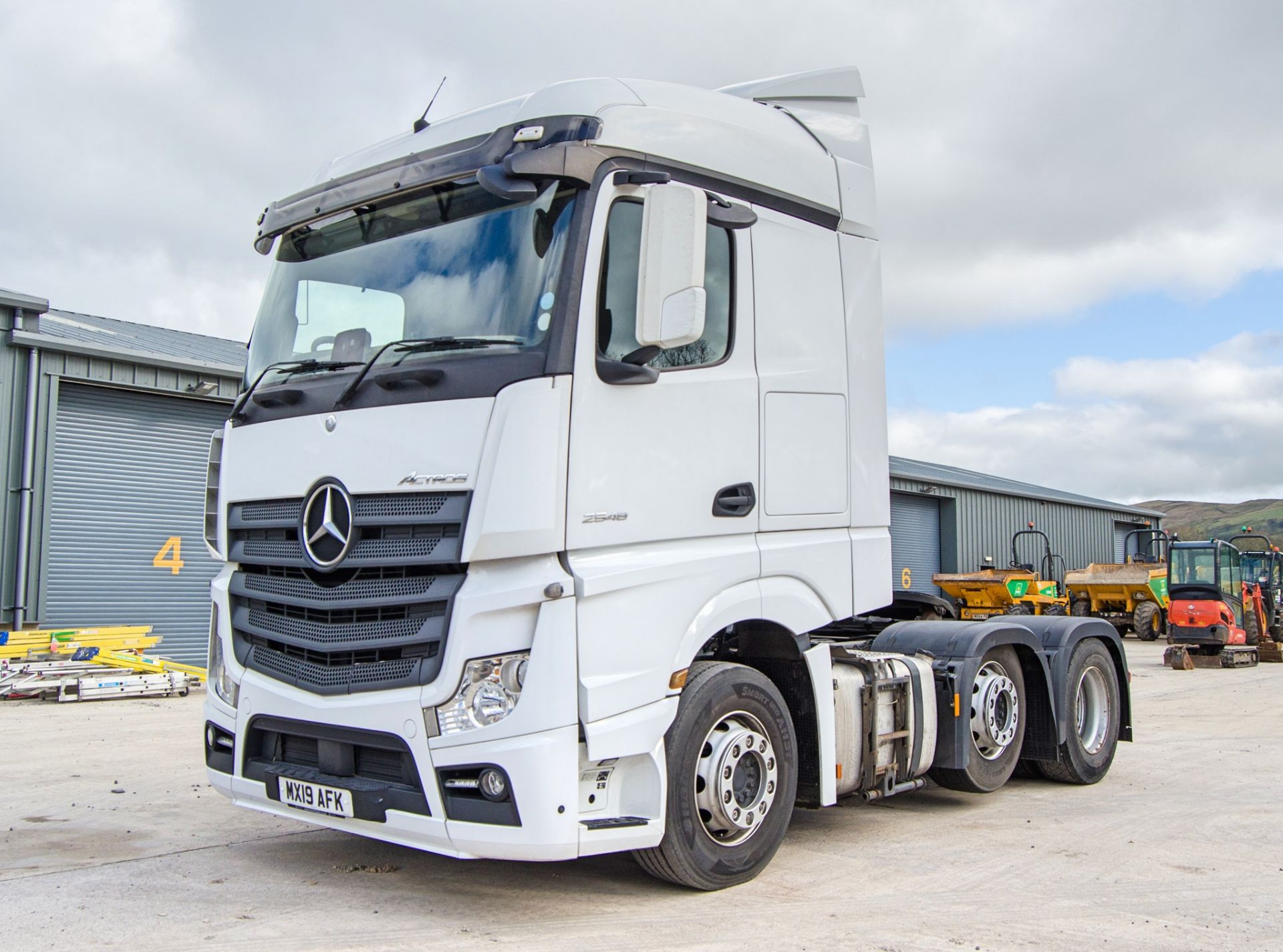 Mercedes Benz Actros 2548 6x2 tractor unit Registration Number: MX19 AFK Date of Registration: 15/