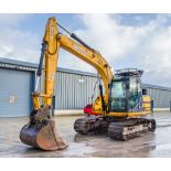 JCB JS145LC 14.5 tonne steel tracked excavator Year: 2009 S/N: 9160009 Recorded Hours: 11,920 piped,