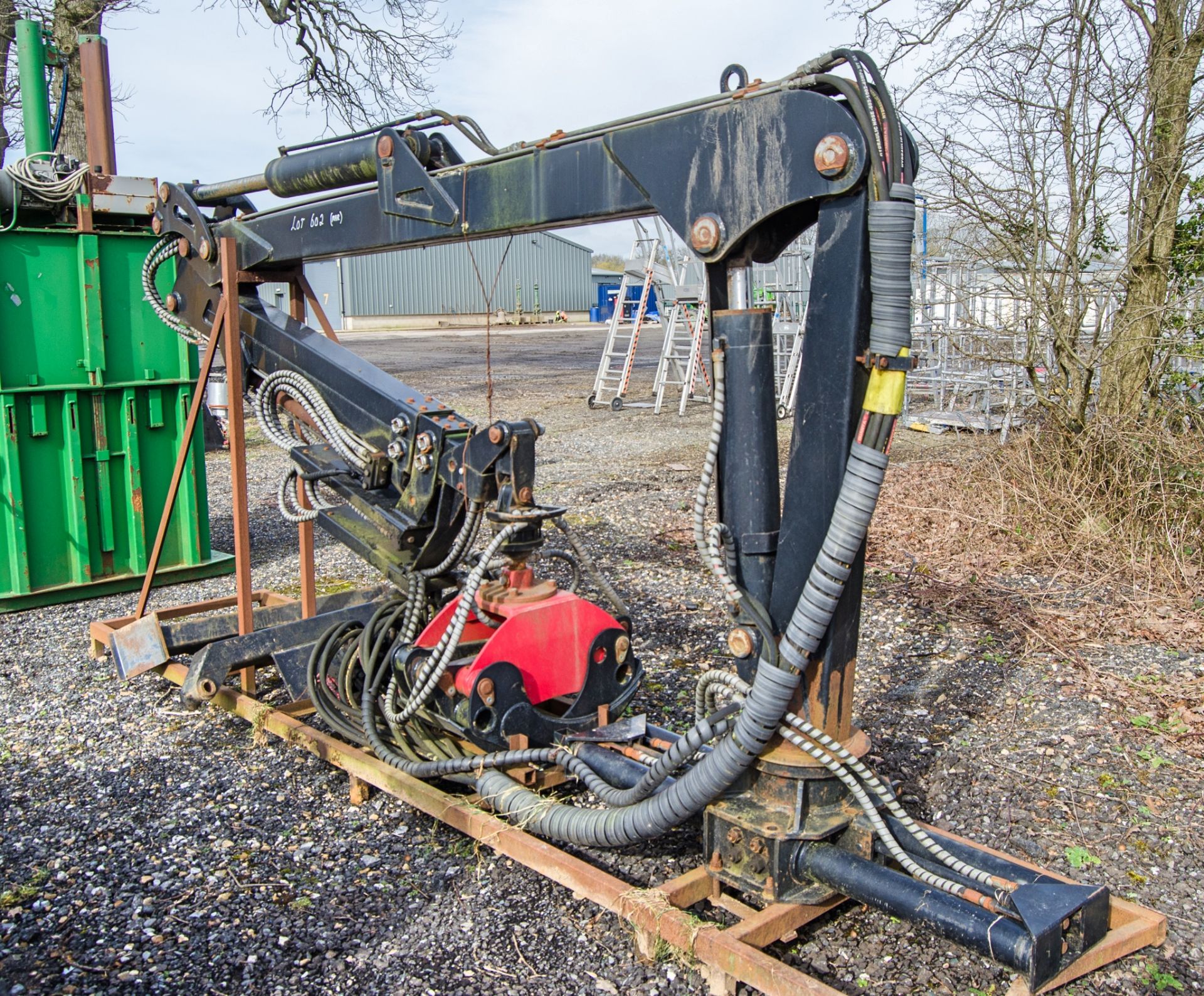 Hydraulic grab lorry crane - Image 4 of 9