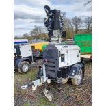 Trime X-ECOK2 diesel driven 6 head LED fast tow mobile lighting tower Year: 2018 S/N: 200181015