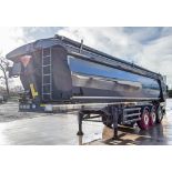 Stas 10.5 metre tri-axle aggregate tipping trailer Year: 2021 VIN: CXM0001552 Reg/Ident Mark: