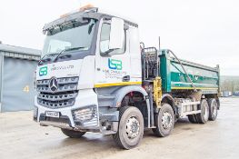 Mercedes Benz 3240 Arocs 32 tonne 8x4 tipper grab lorry Registration Number: YH65 HGK Date of